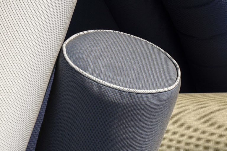 Batyline-coussins gris et beige