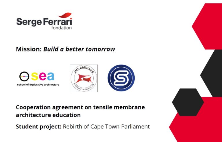 Partrners of the project for the Serge Ferrari foundation