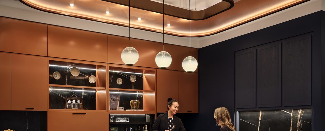 Corsair New York HQ spacious open-plan with Serge Ferrari Tenseo ceiling panels