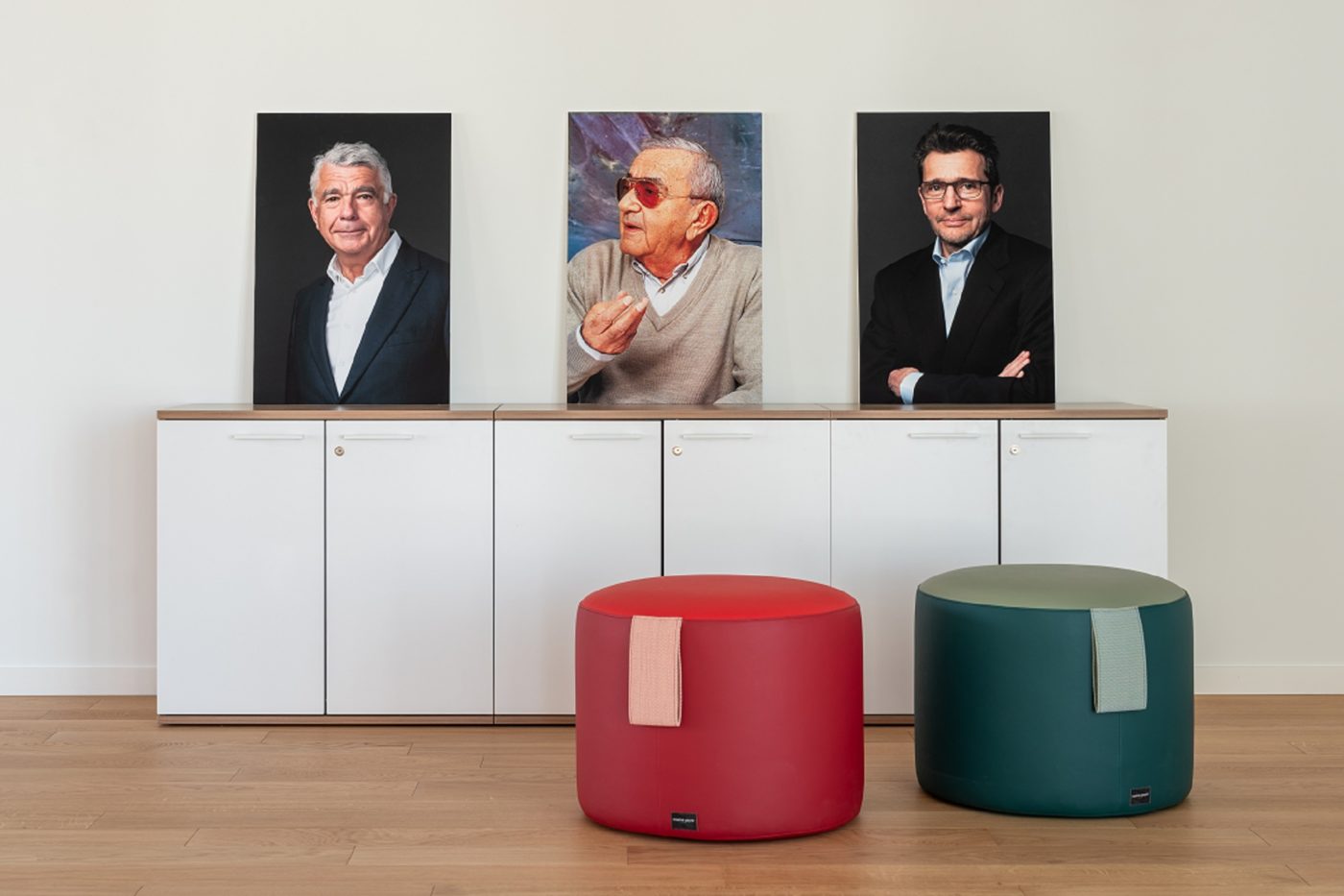 Photo portraits des dirigeant de la famille Ferrari