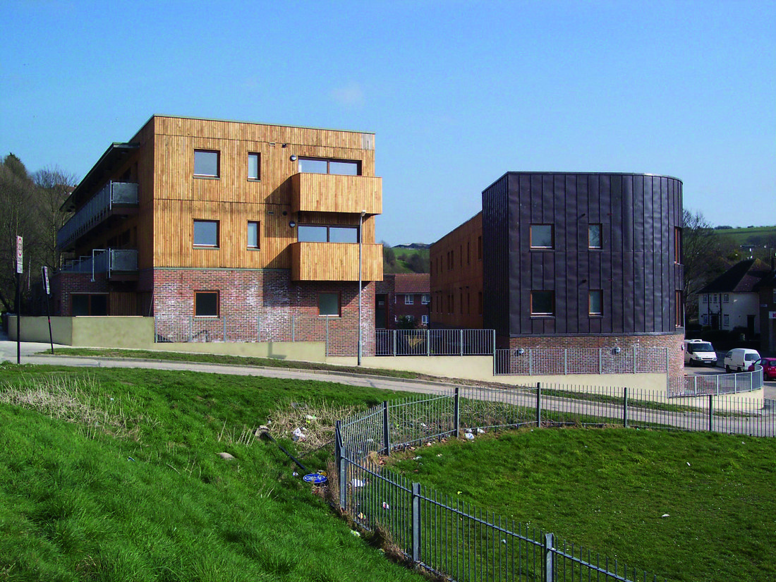 Façade ventilée avec membrane Stamisol