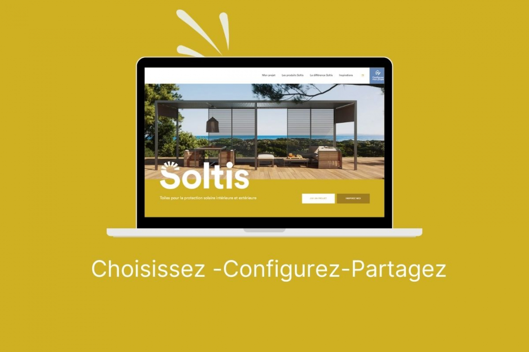 Site Internet Soltis - choisissez - configurez - Partagez