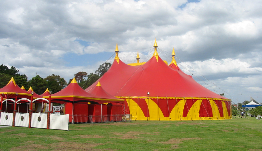 Circus tents from Serge Ferrari 