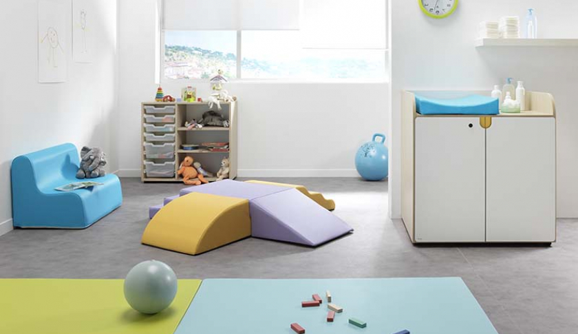 Furniture for nurseries and schools.