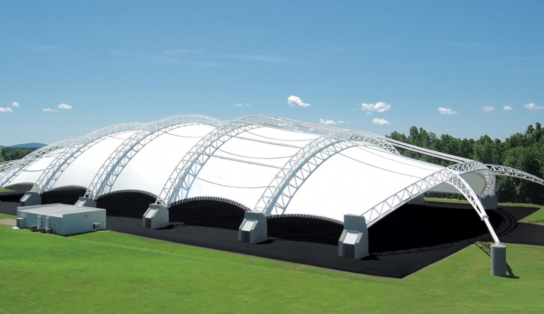 One of the largest fabric covered structures in the USA