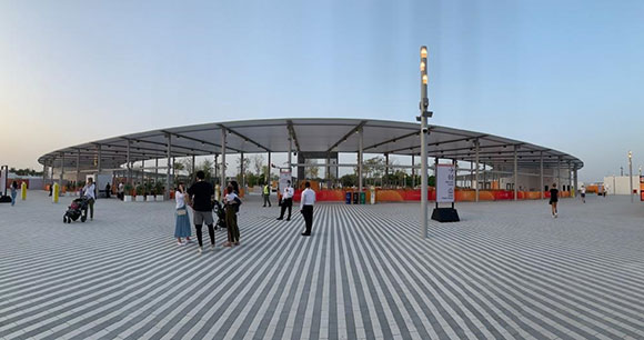 Arrival Plaza: Serge Ferrari at Dubai Expo 2020